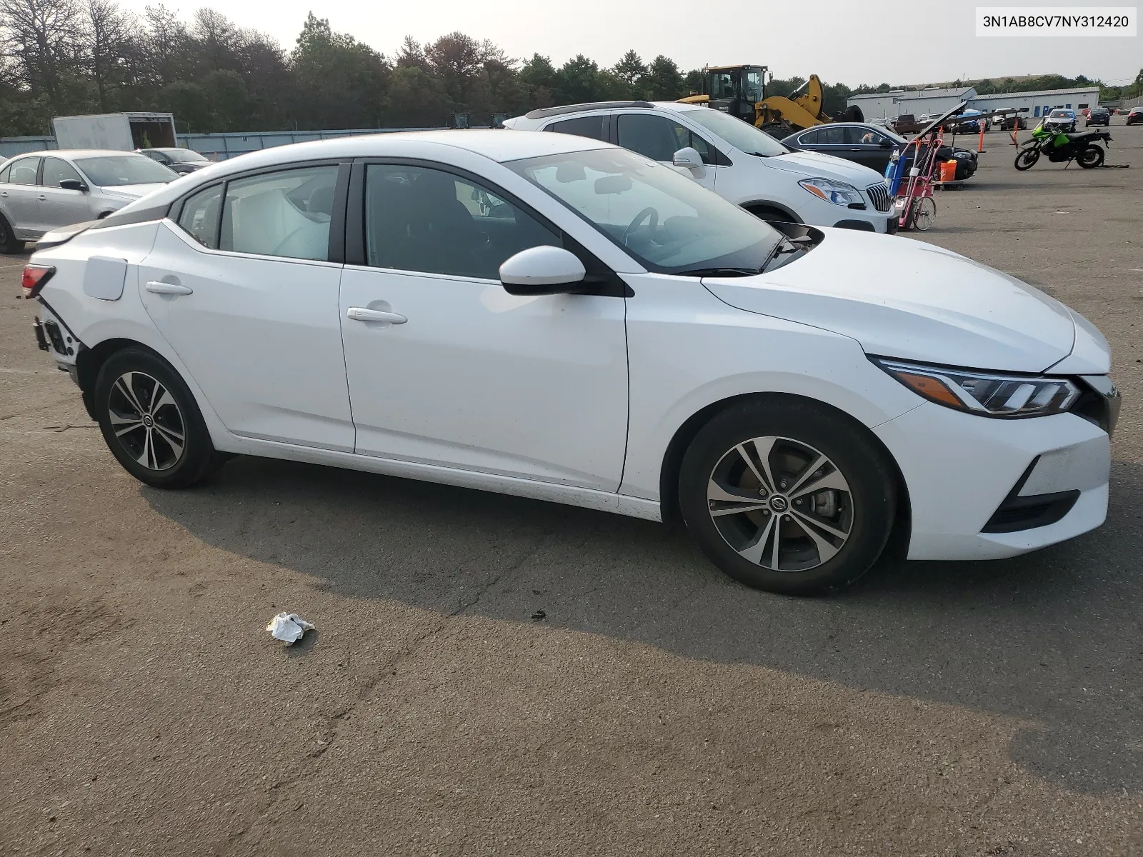 3N1AB8CV7NY312420 2022 Nissan Sentra Sv