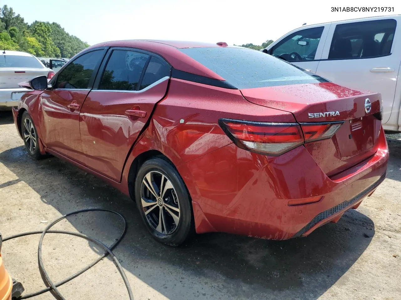 2022 Nissan Sentra Sv VIN: 3N1AB8CV8NY219731 Lot: 66188074