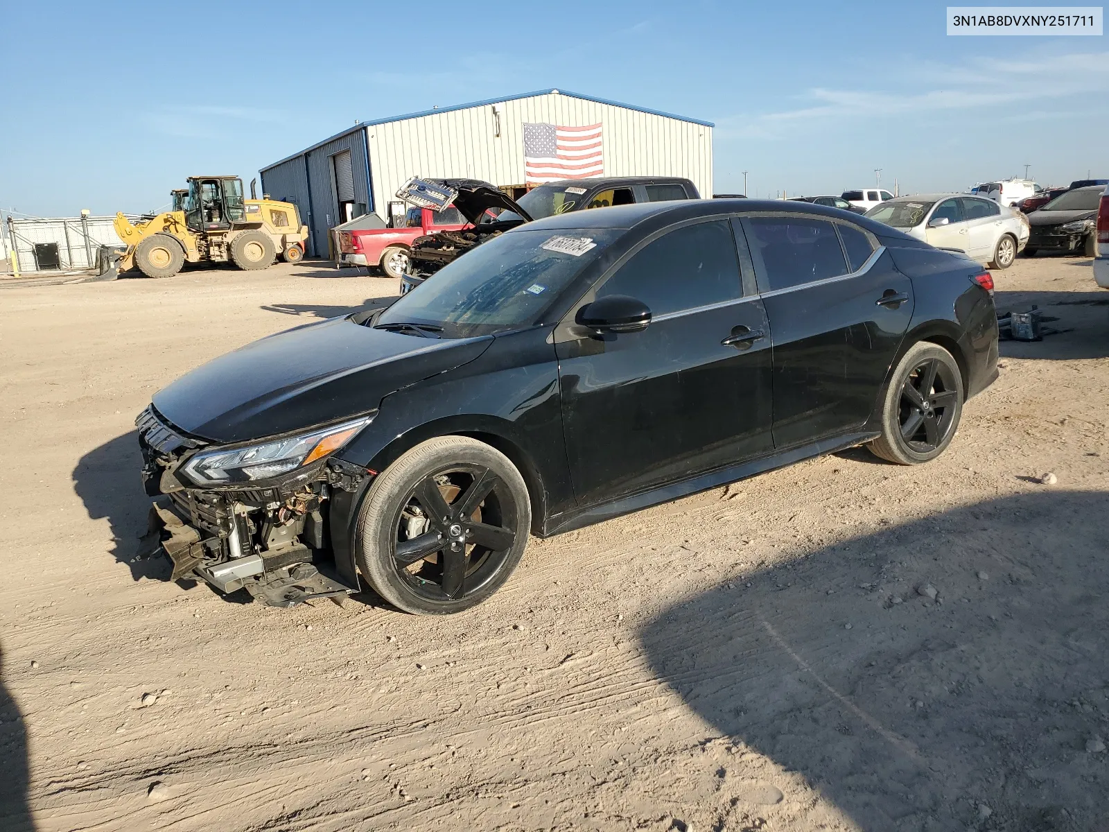 2022 Nissan Sentra Sr VIN: 3N1AB8DVXNY251711 Lot: 66378784