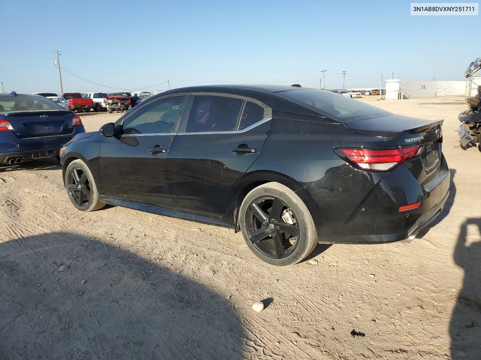 2022 Nissan Sentra Sr VIN: 3N1AB8DVXNY251711 Lot: 66378784