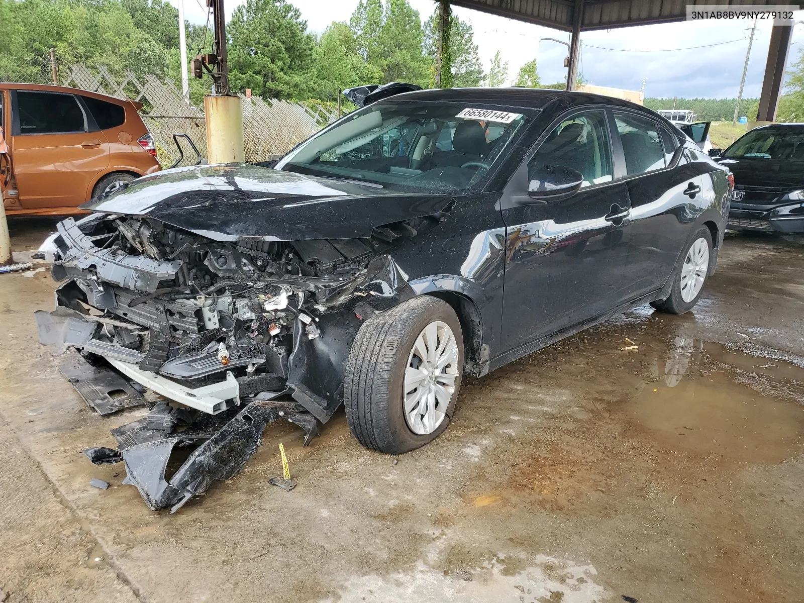 2022 Nissan Sentra S VIN: 3N1AB8BV9NY279132 Lot: 66580144