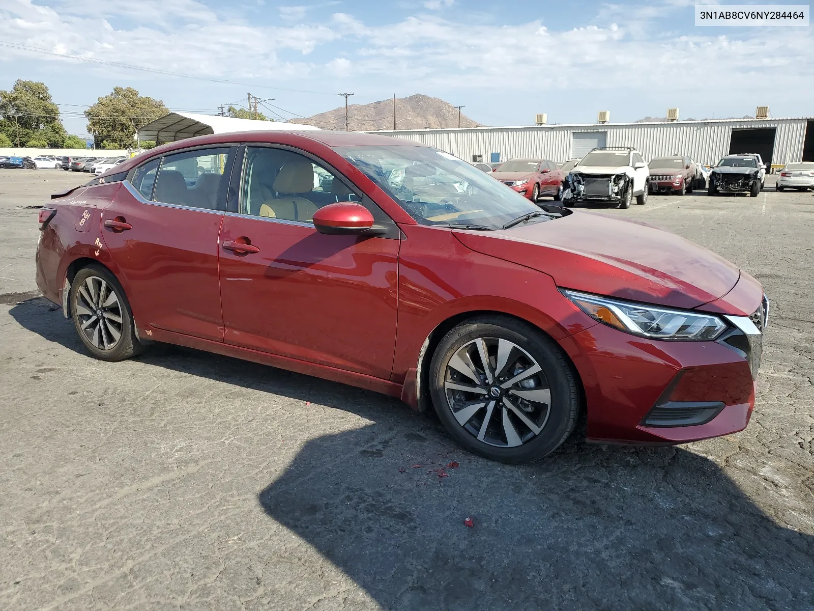 3N1AB8CV6NY284464 2022 Nissan Sentra Sv