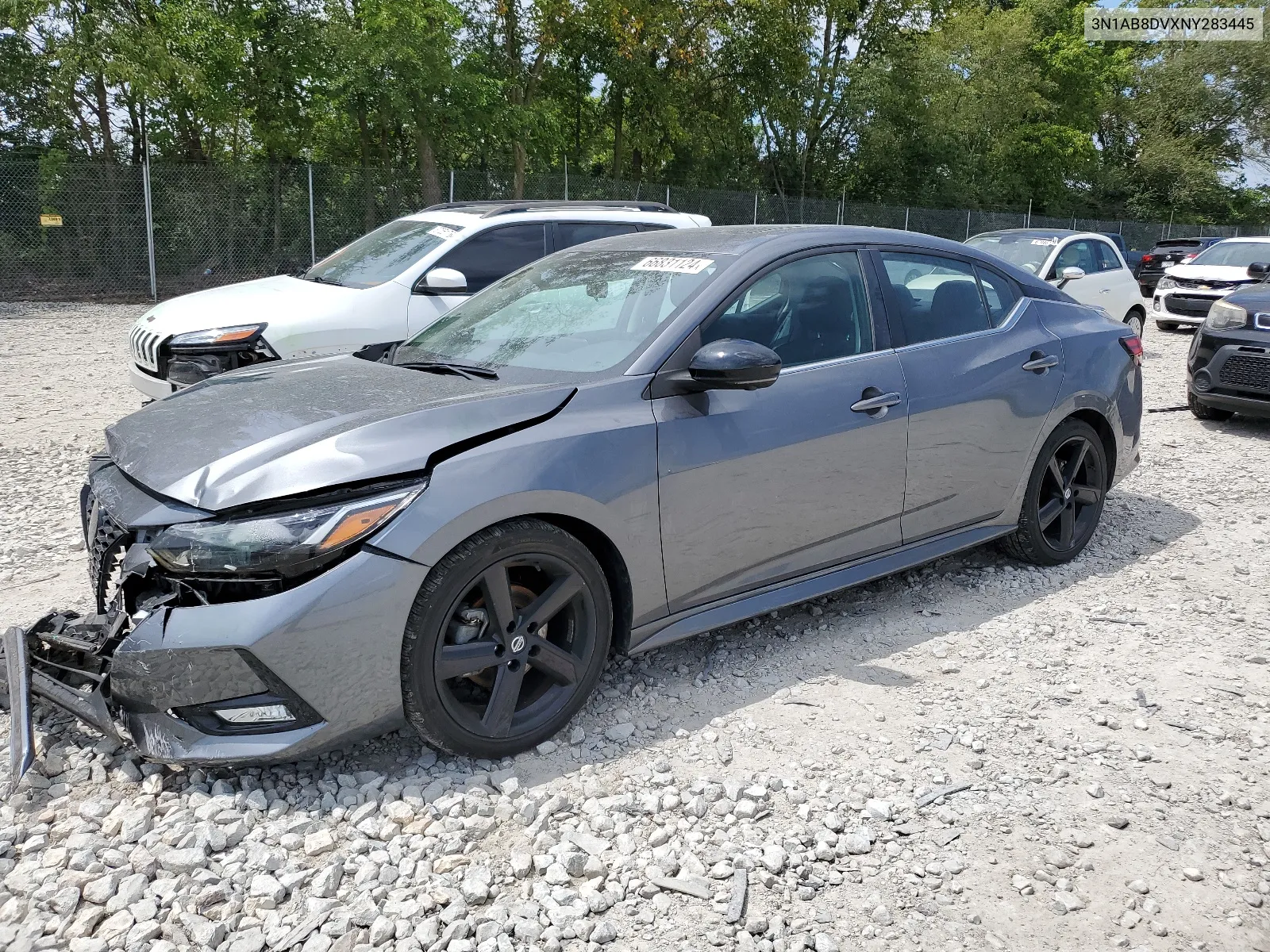 2022 Nissan Sentra Sr VIN: 3N1AB8DVXNY283445 Lot: 66831124