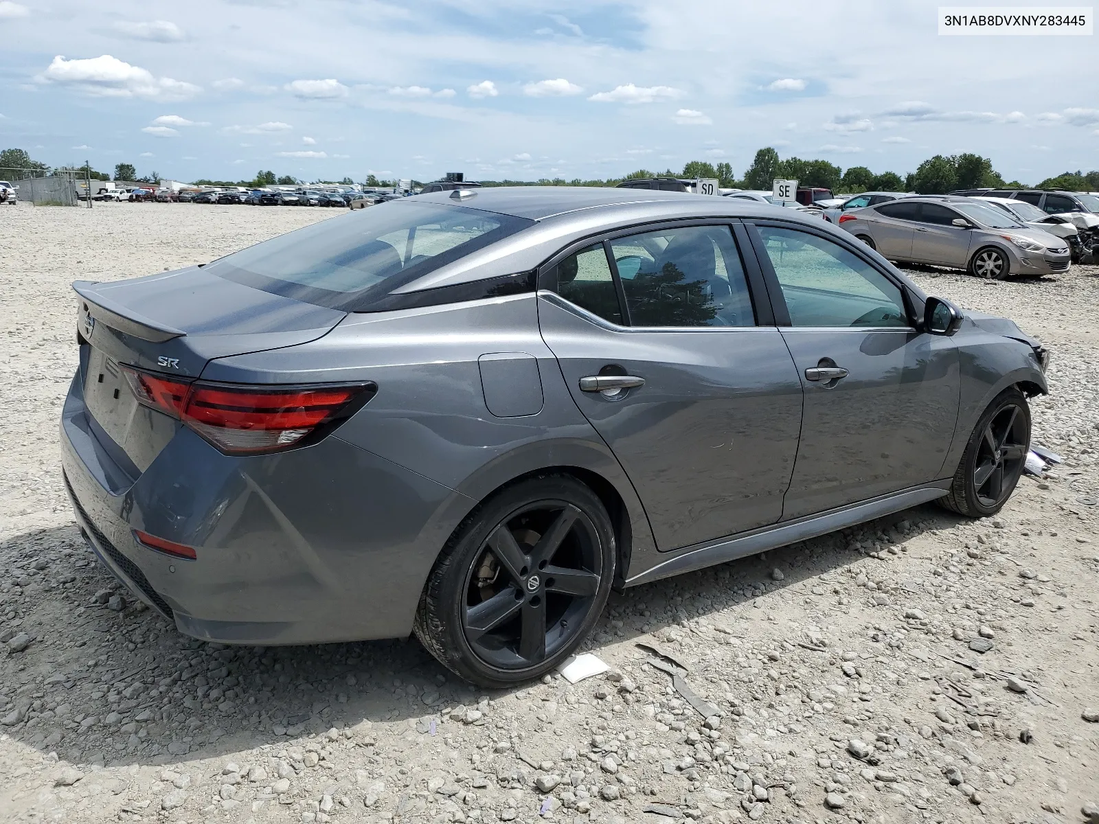 2022 Nissan Sentra Sr VIN: 3N1AB8DVXNY283445 Lot: 66831124