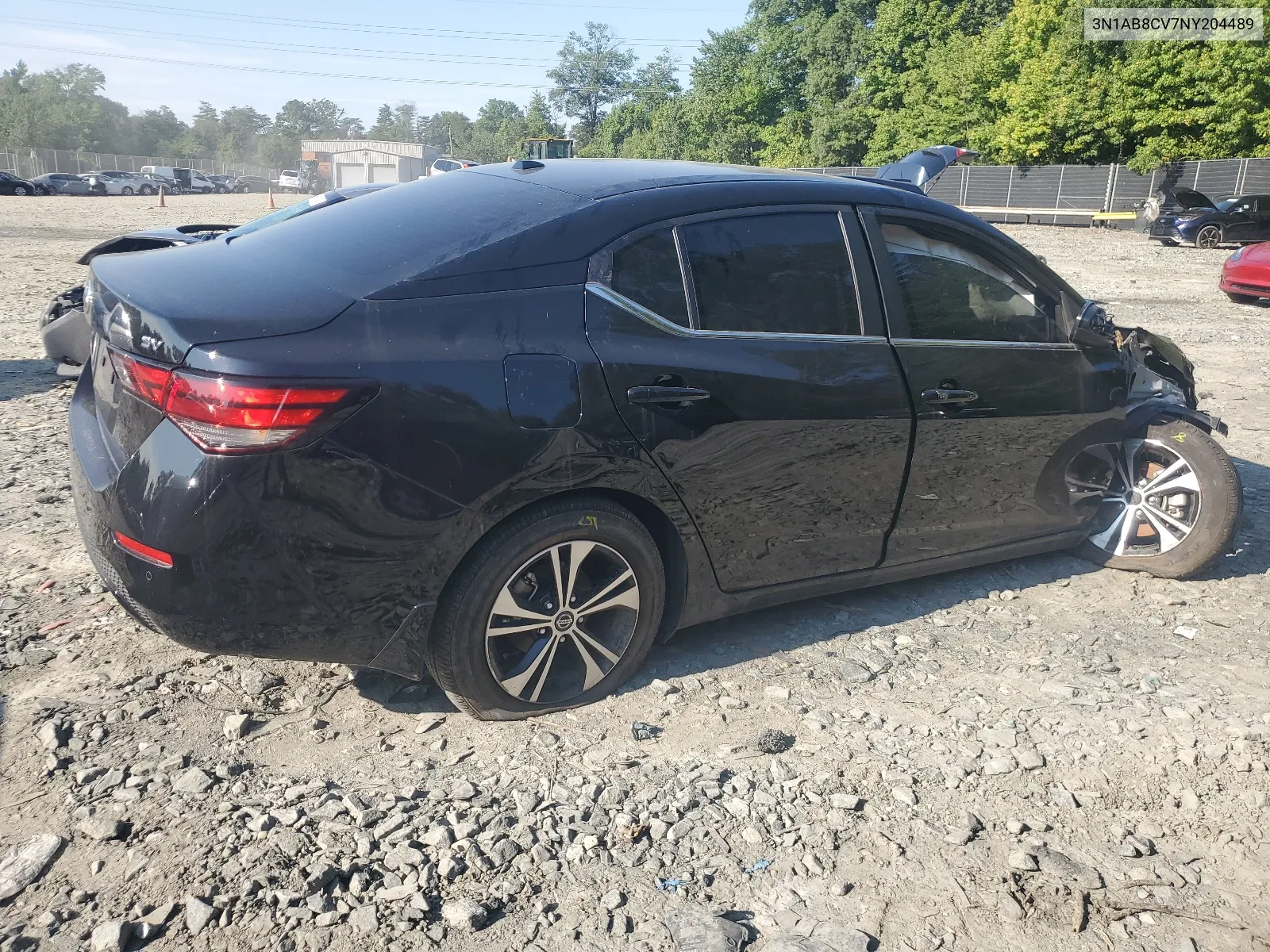 3N1AB8CV7NY204489 2022 Nissan Sentra Sv