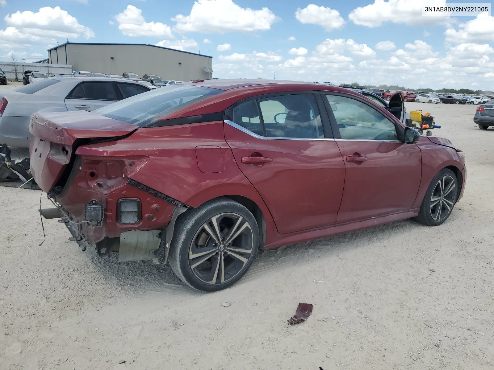 2022 Nissan Sentra Sr VIN: 3N1AB8DV2NY221005 Lot: 66973054