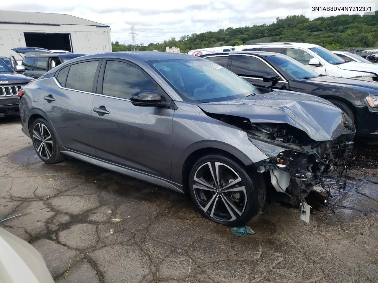 2022 Nissan Sentra Sr VIN: 3N1AB8DV4NY212371 Lot: 67209694