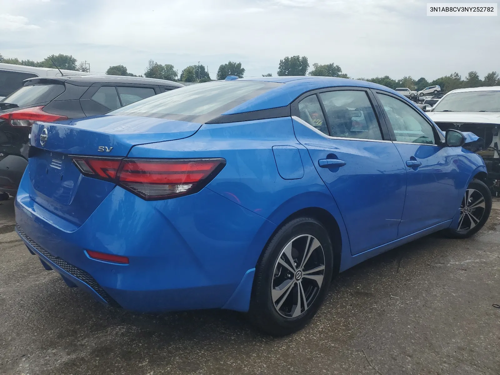 2022 Nissan Sentra Sv VIN: 3N1AB8CV3NY252782 Lot: 67311104