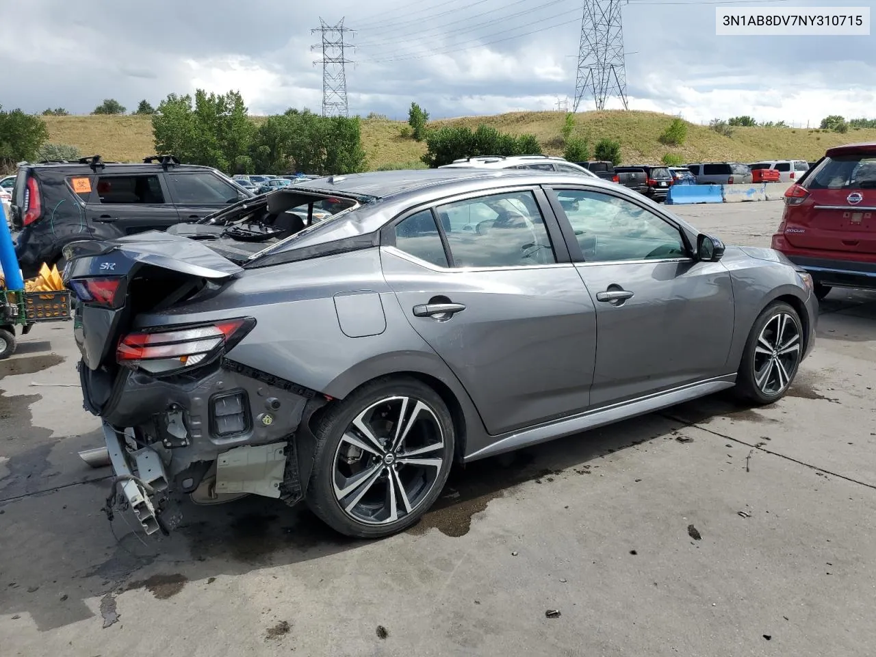 3N1AB8DV7NY310715 2022 Nissan Sentra Sr