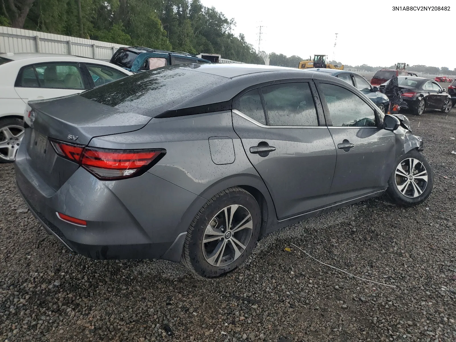 2022 Nissan Sentra Sv VIN: 3N1AB8CV2NY208482 Lot: 67570244