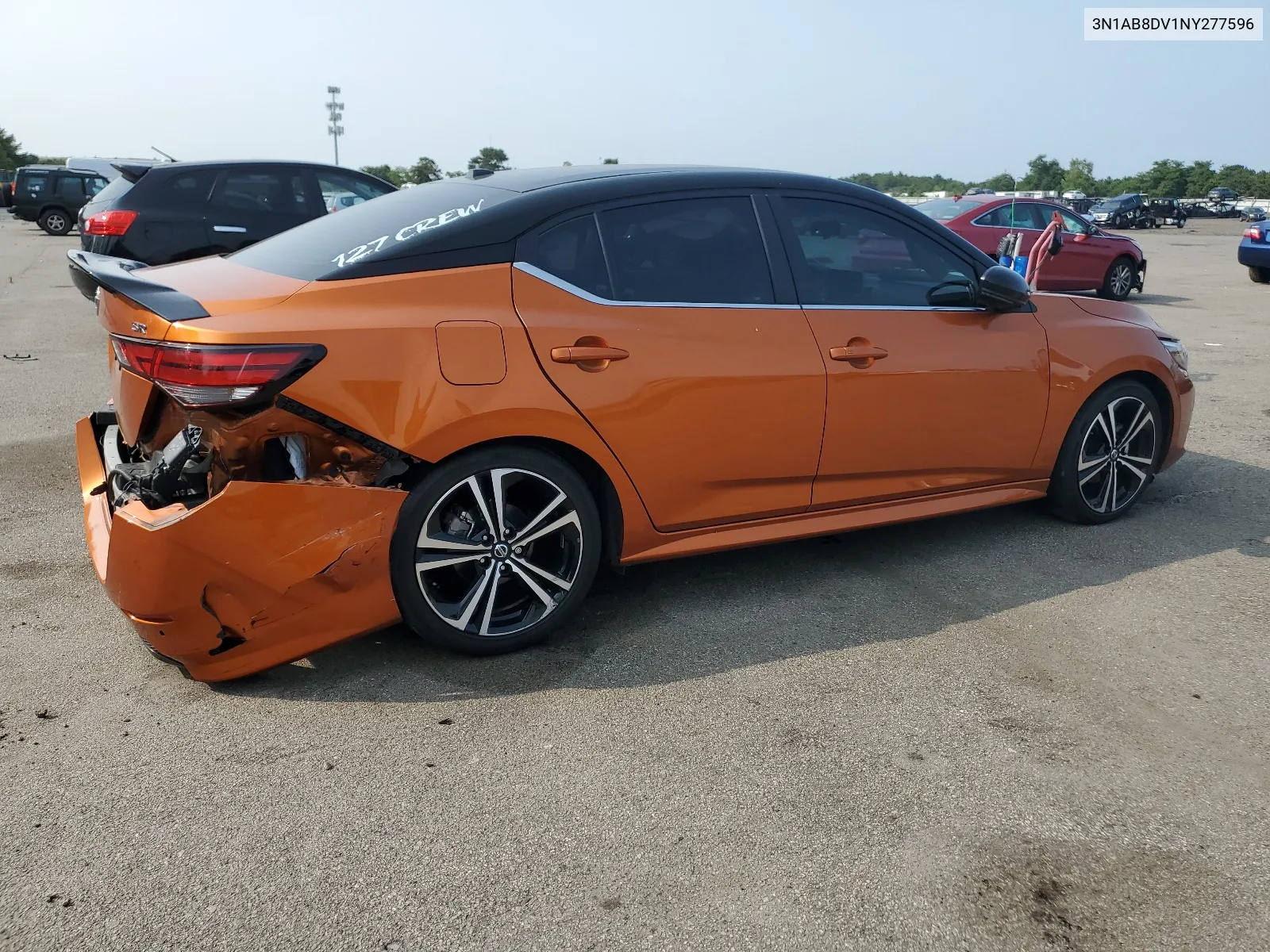 2022 Nissan Sentra Sr VIN: 3N1AB8DV1NY277596 Lot: 67671514