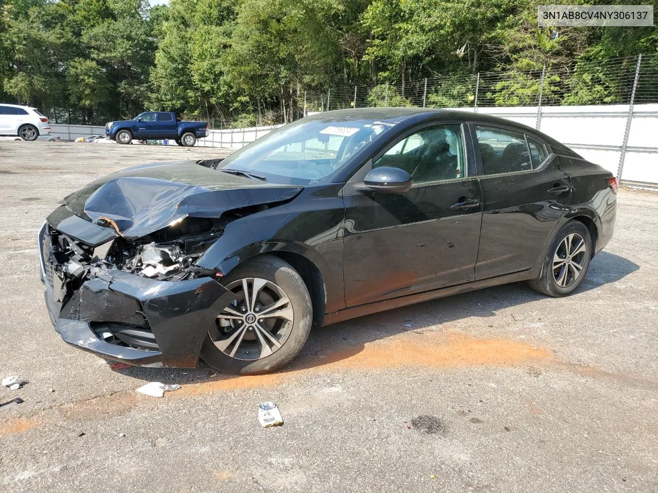 2022 Nissan Sentra Sv VIN: 3N1AB8CV4NY306137 Lot: 67756334