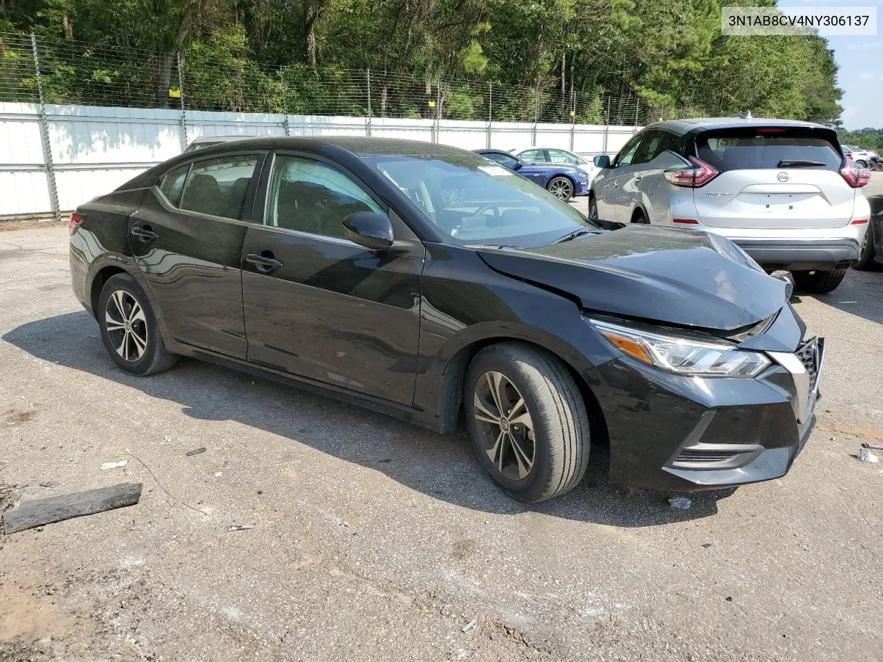 2022 Nissan Sentra Sv VIN: 3N1AB8CV4NY306137 Lot: 67756334