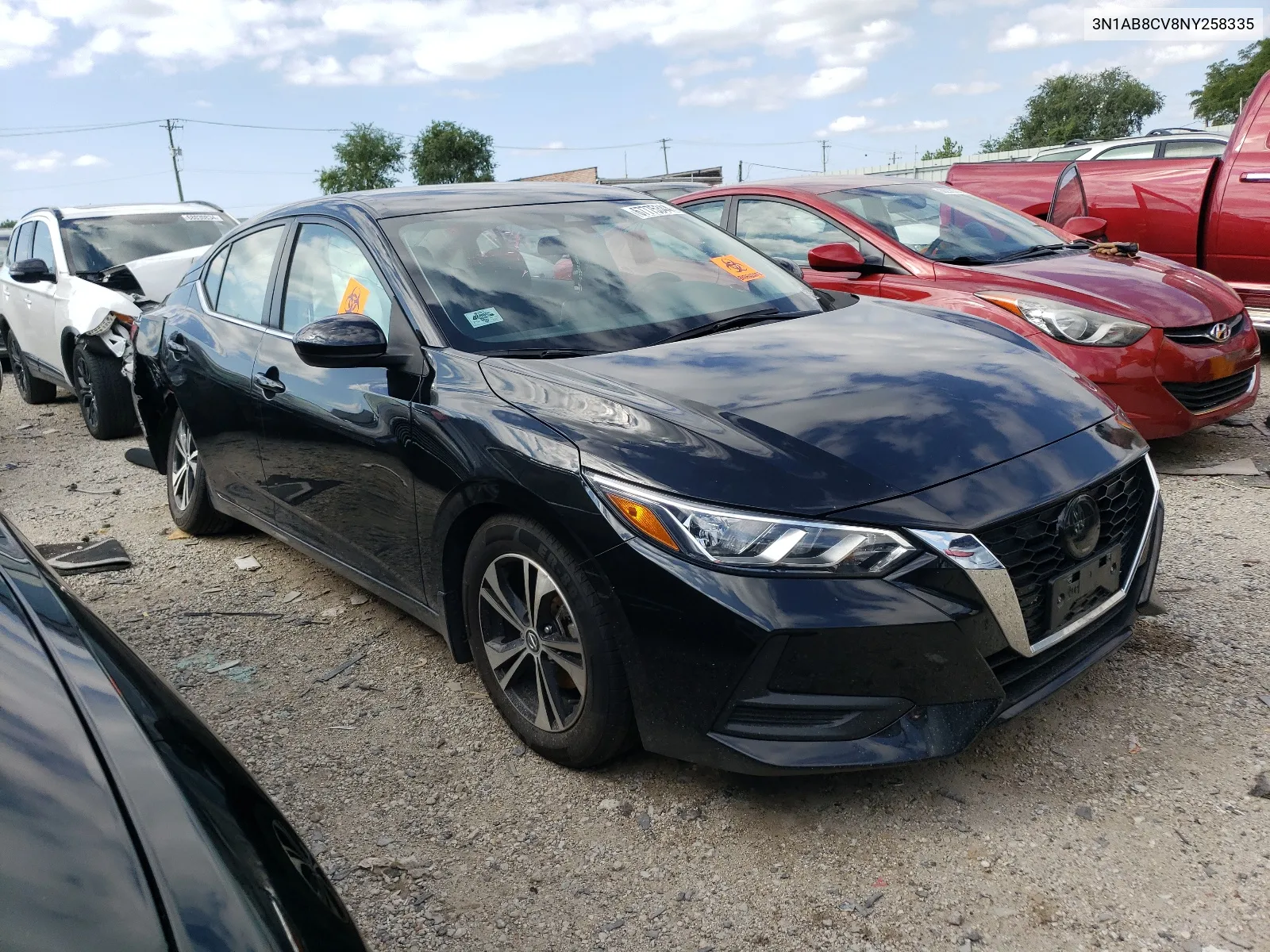 2022 Nissan Sentra Sv VIN: 3N1AB8CV8NY258335 Lot: 67775344