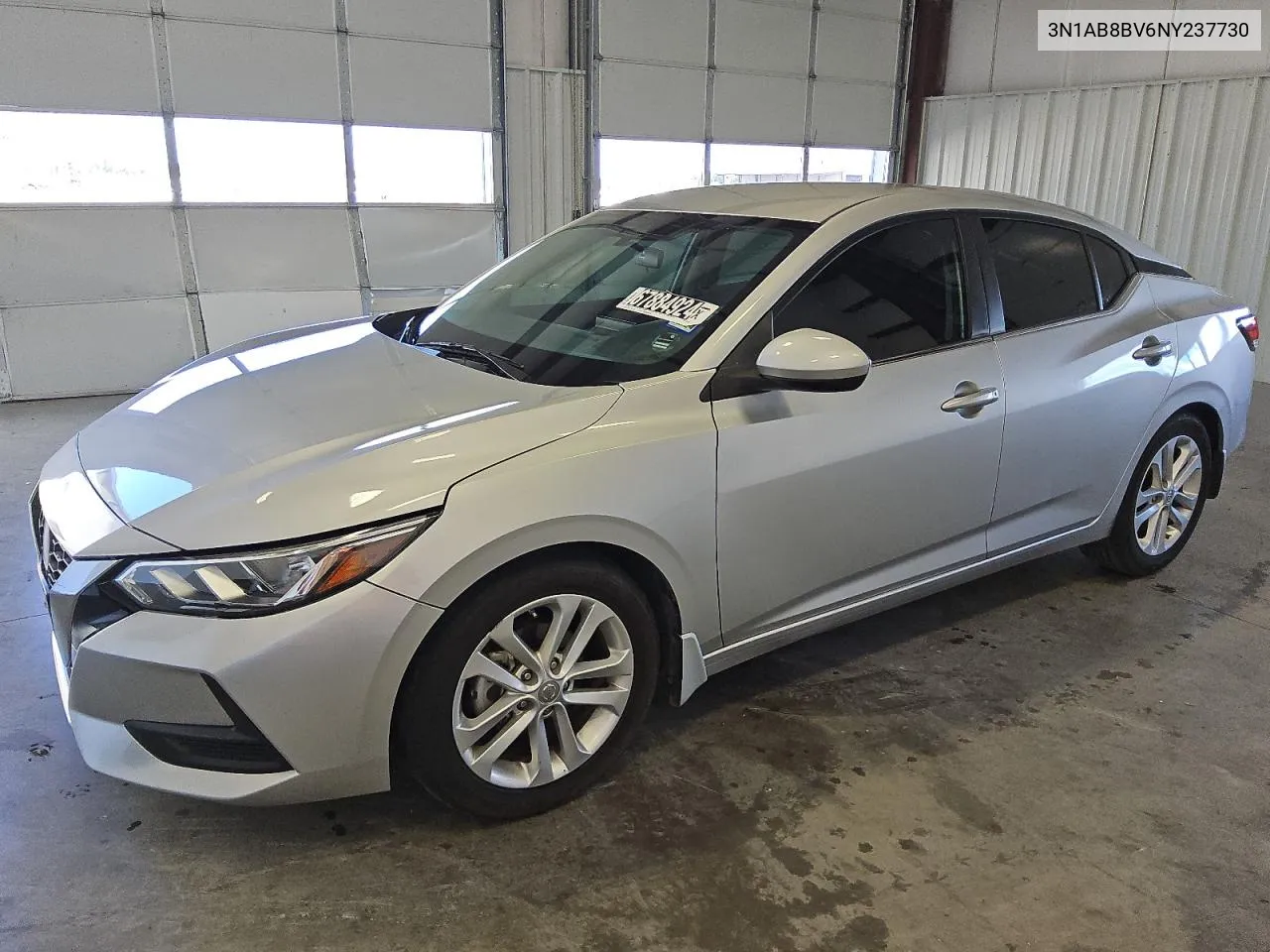 2022 Nissan Sentra S VIN: 3N1AB8BV6NY237730 Lot: 67884924