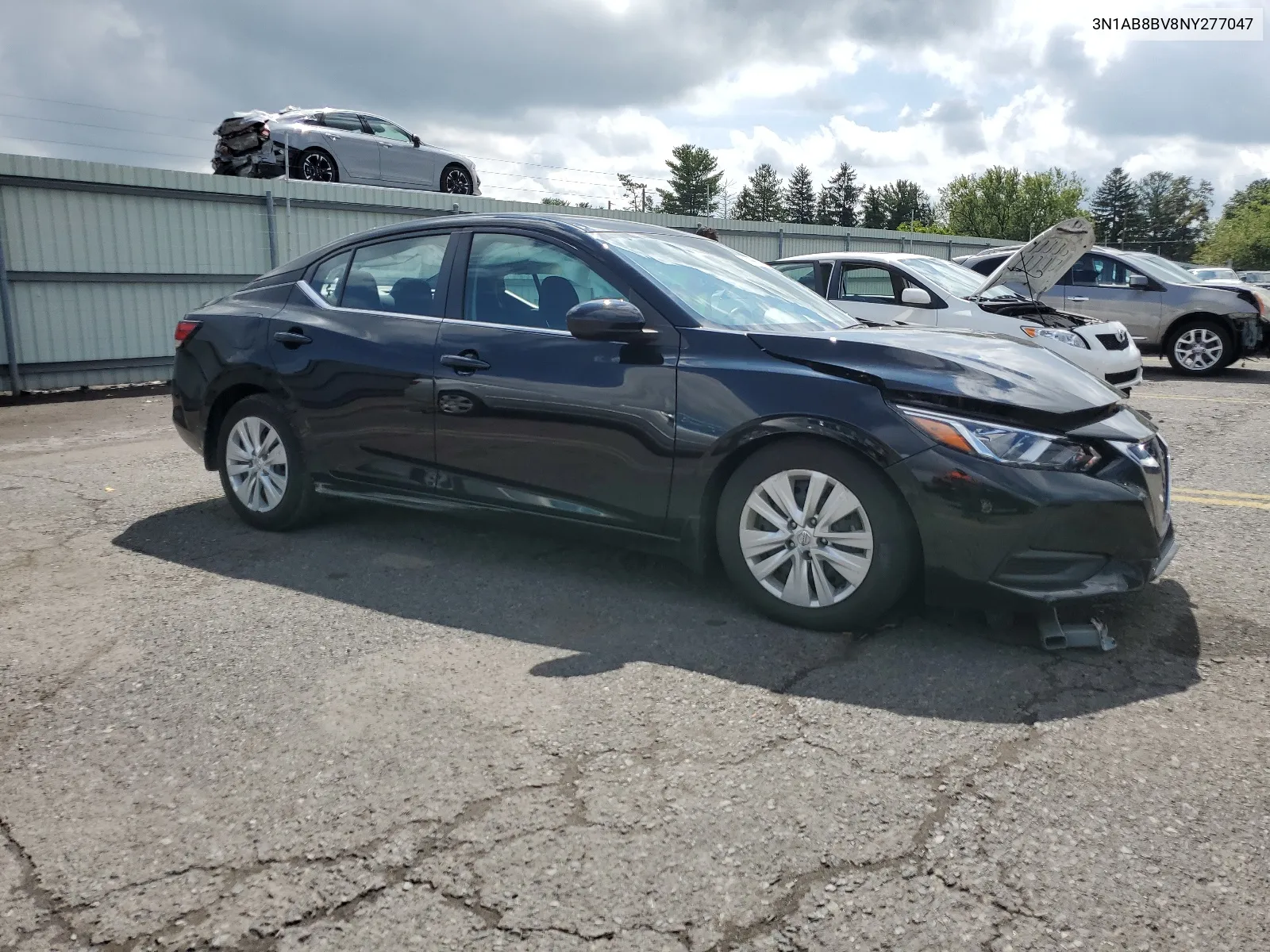 2022 Nissan Sentra S VIN: 3N1AB8BV8NY277047 Lot: 67996654