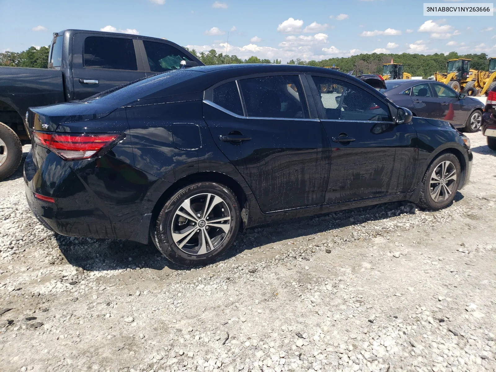 2022 Nissan Sentra Sv VIN: 3N1AB8CV1NY263666 Lot: 68011614