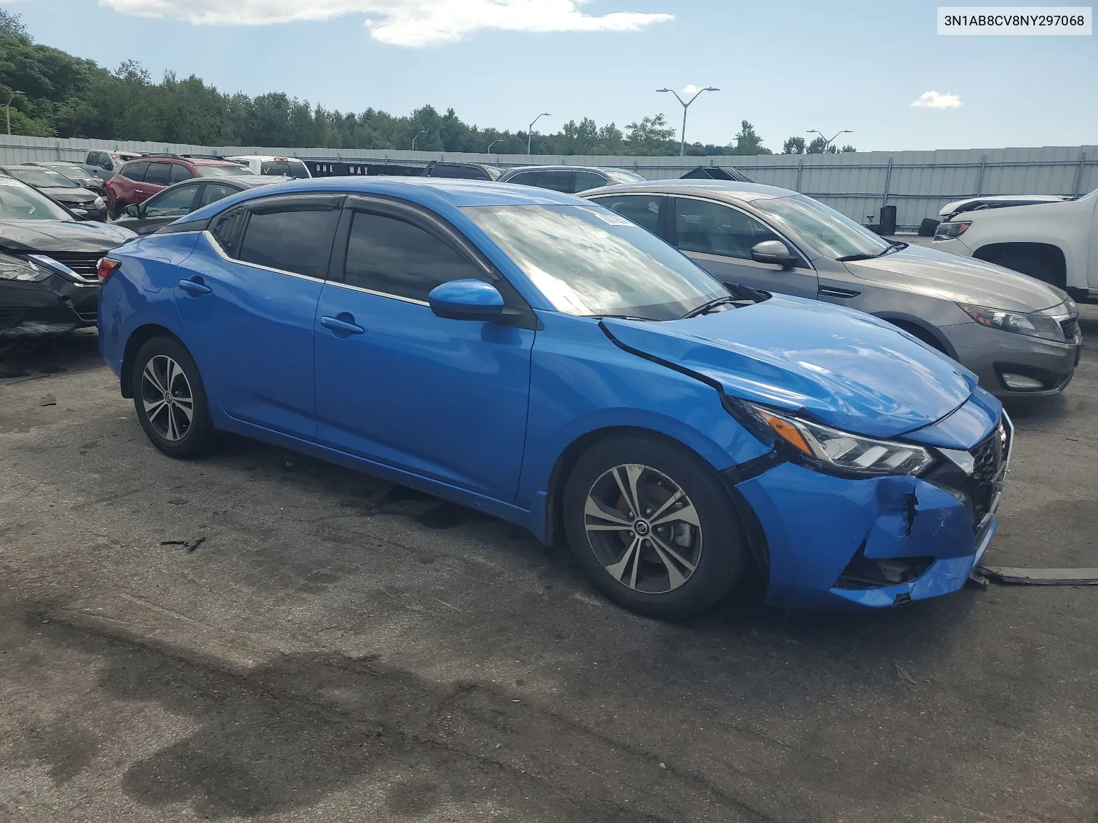 3N1AB8CV8NY297068 2022 Nissan Sentra Sv