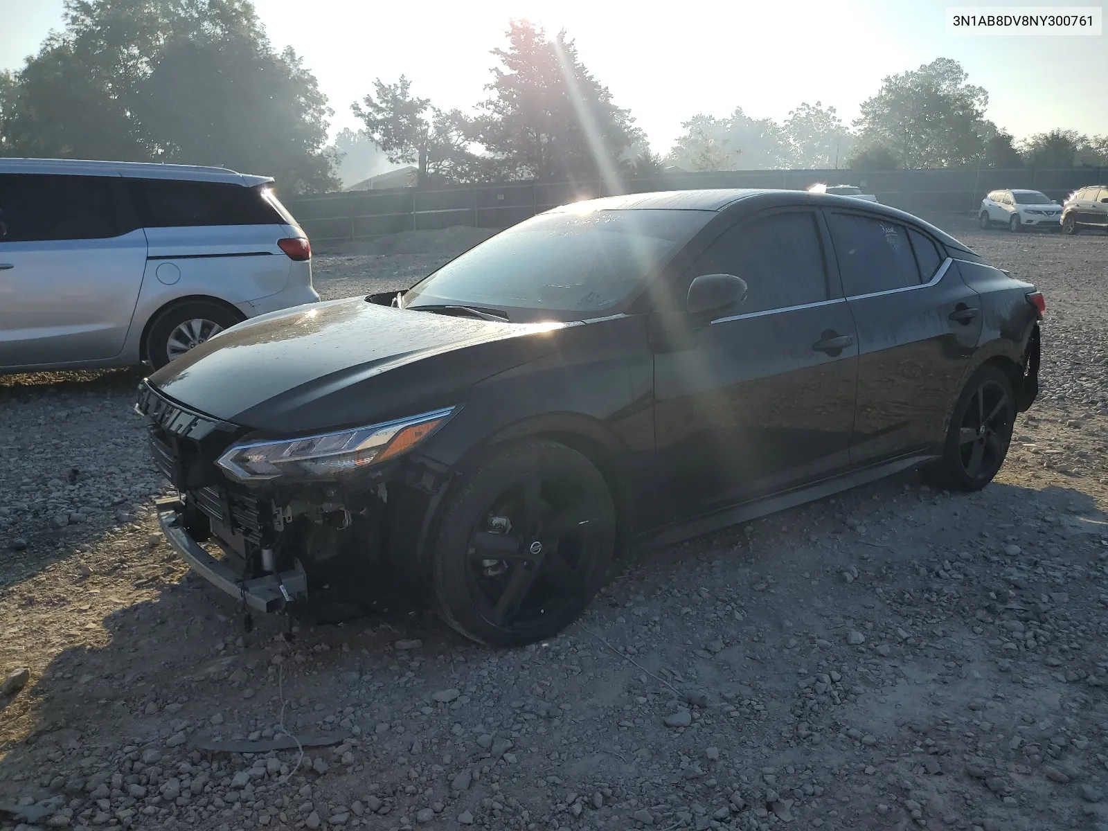 2022 Nissan Sentra Sr VIN: 3N1AB8DV8NY300761 Lot: 68044604