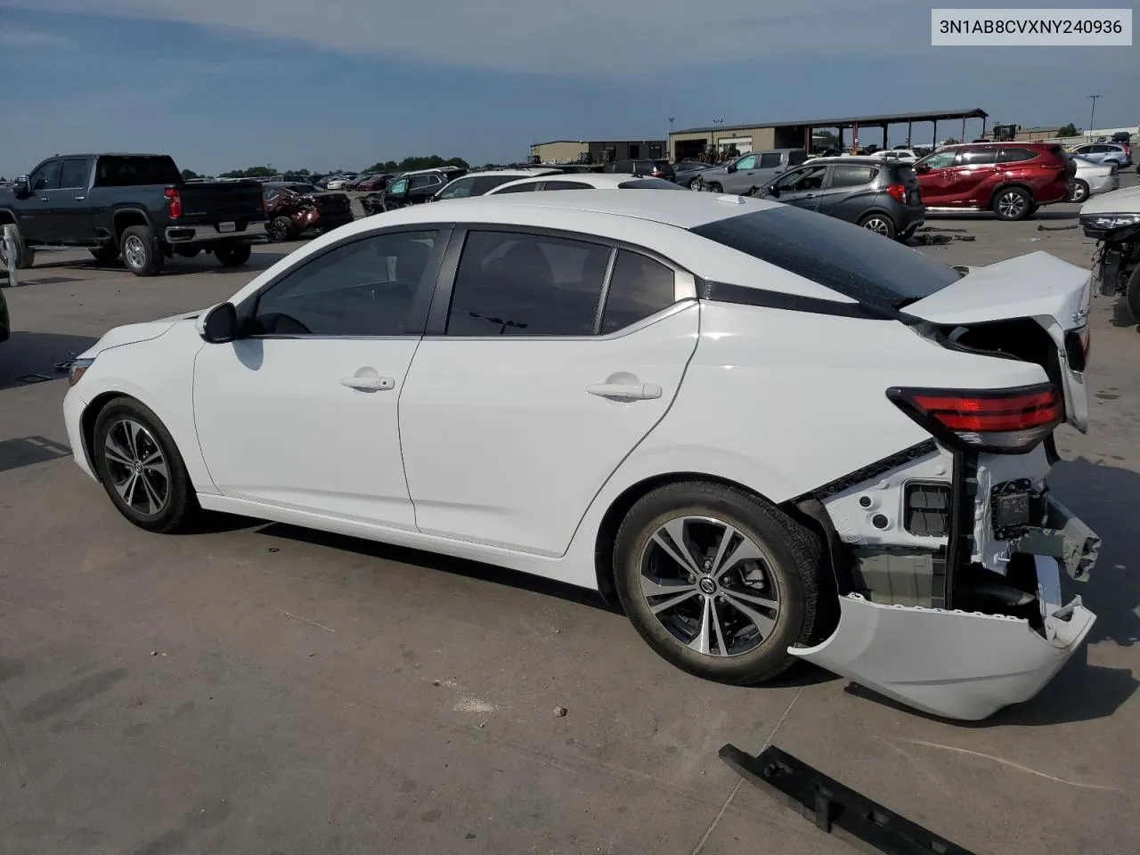 2022 Nissan Sentra Sv VIN: 3N1AB8CVXNY240936 Lot: 68065814