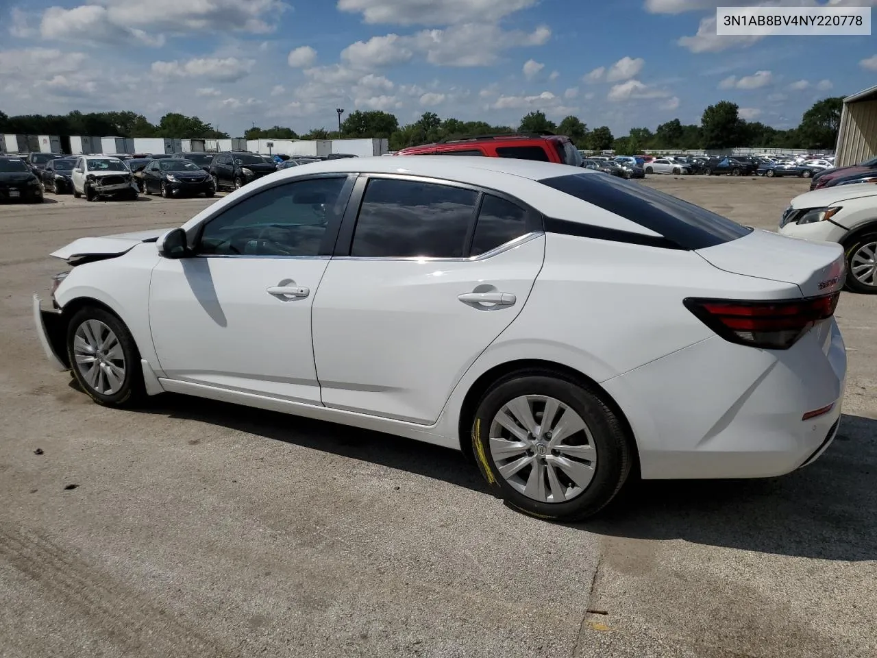 3N1AB8BV4NY220778 2022 Nissan Sentra S