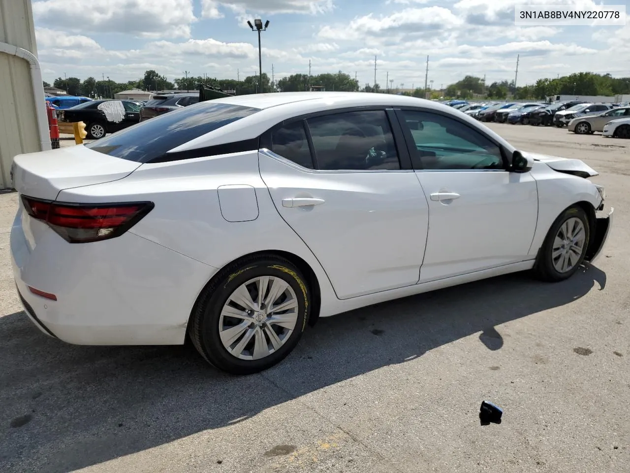 2022 Nissan Sentra S VIN: 3N1AB8BV4NY220778 Lot: 68366194