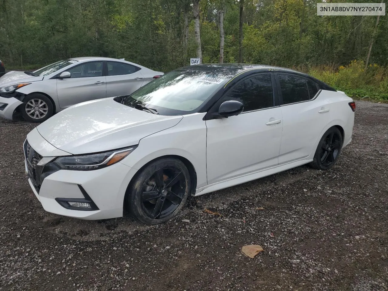 2022 Nissan Sentra Sr VIN: 3N1AB8DV7NY270474 Lot: 68440064