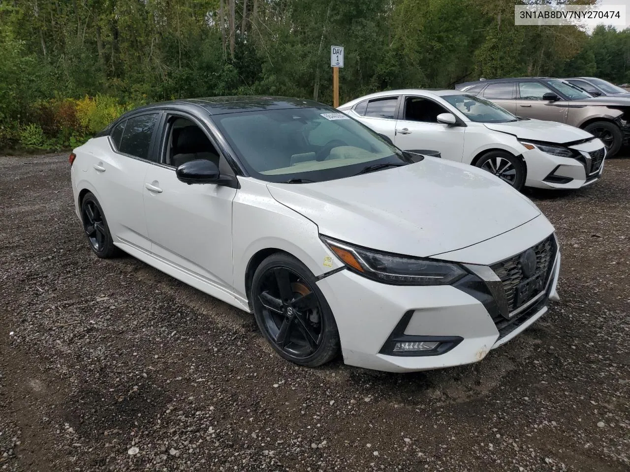 2022 Nissan Sentra Sr VIN: 3N1AB8DV7NY270474 Lot: 68440064