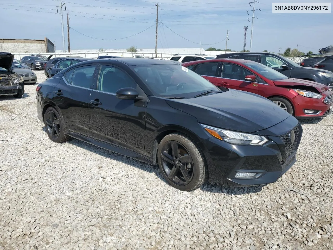 2022 Nissan Sentra Sr VIN: 3N1AB8DV0NY296172 Lot: 68463094