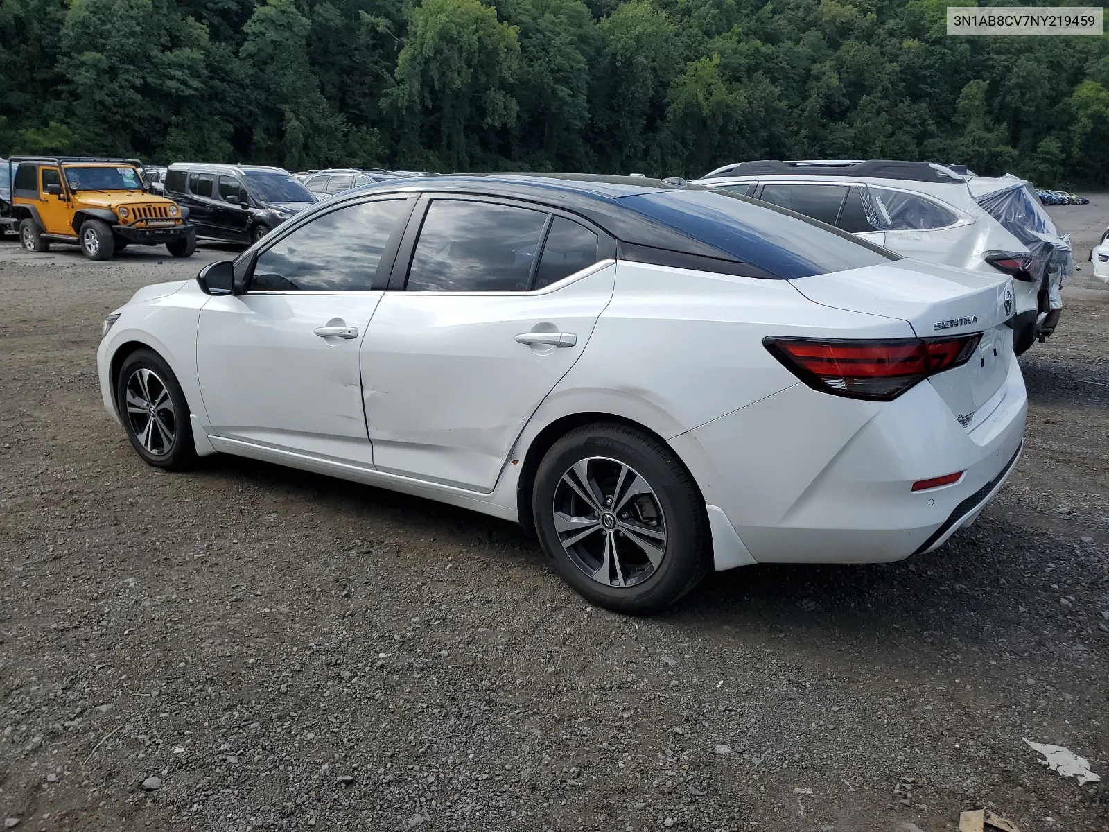 2022 Nissan Sentra Sv VIN: 3N1AB8CV7NY219459 Lot: 68662204