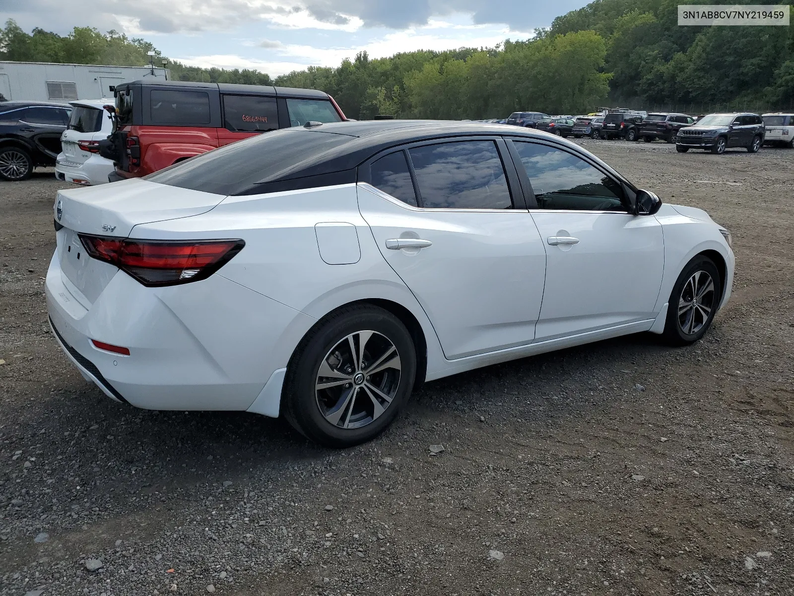 2022 Nissan Sentra Sv VIN: 3N1AB8CV7NY219459 Lot: 68662204