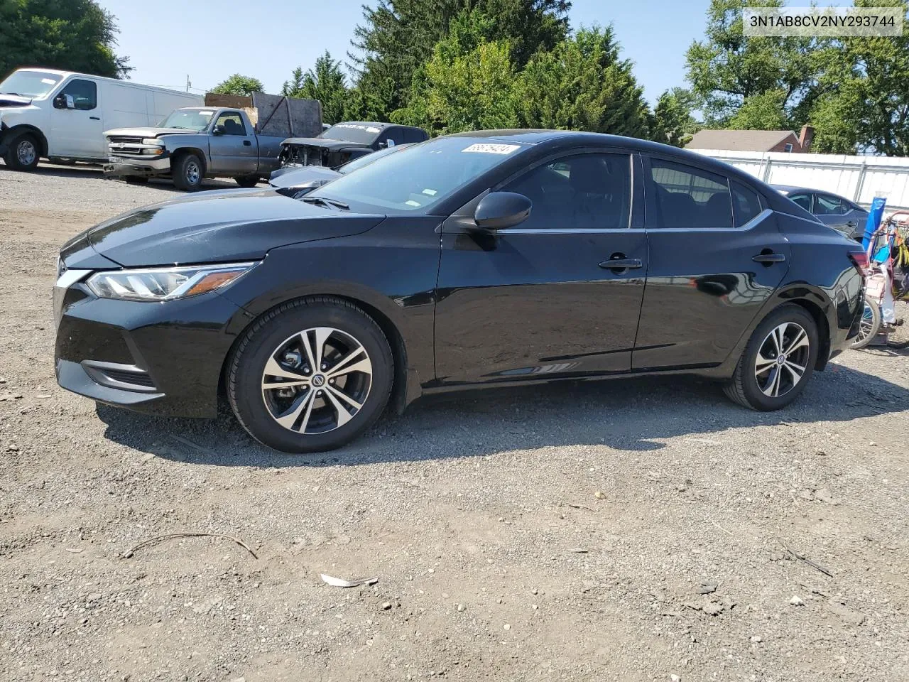 2022 Nissan Sentra Sv VIN: 3N1AB8CV2NY293744 Lot: 68675424