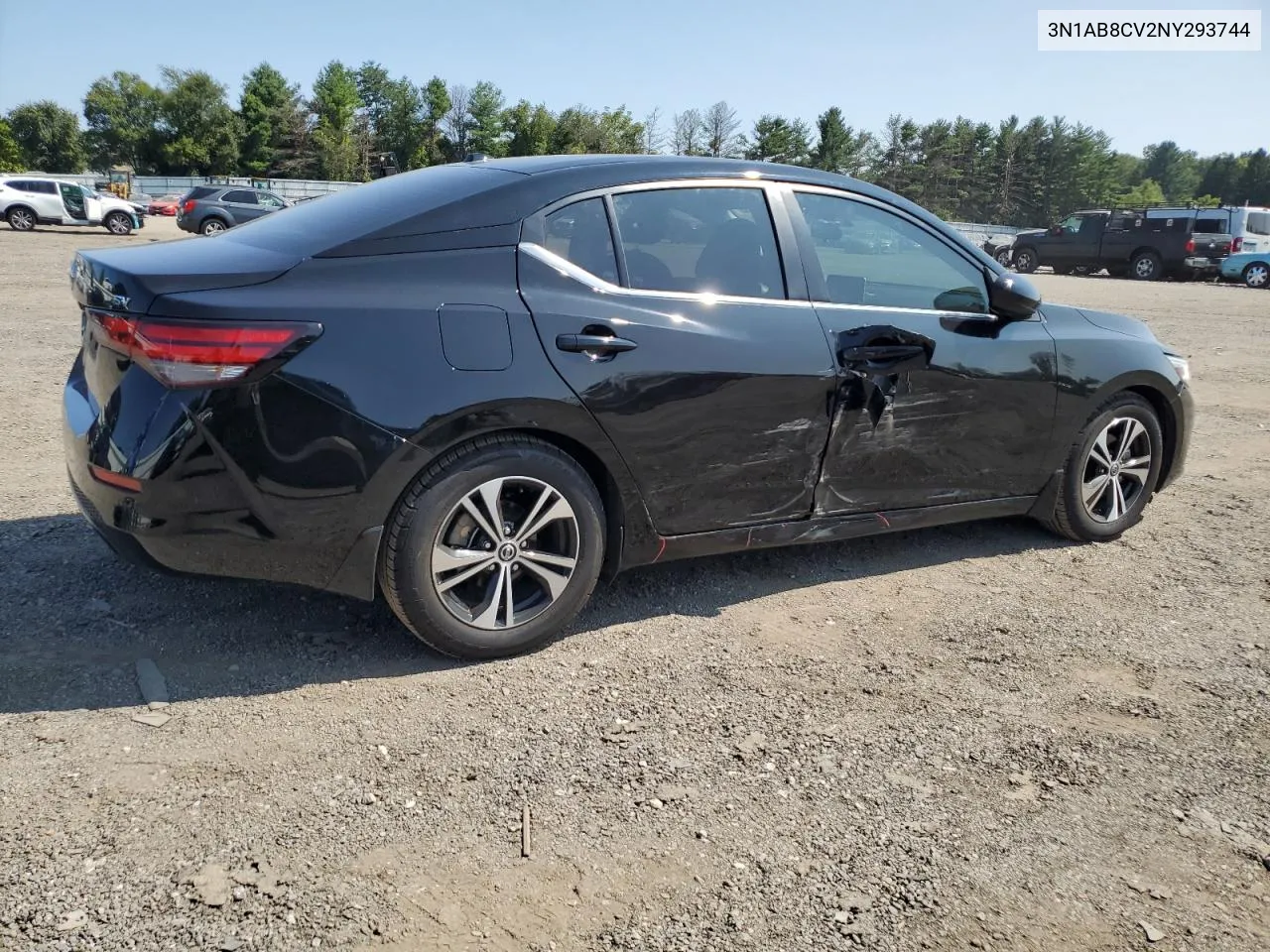 2022 Nissan Sentra Sv VIN: 3N1AB8CV2NY293744 Lot: 68675424