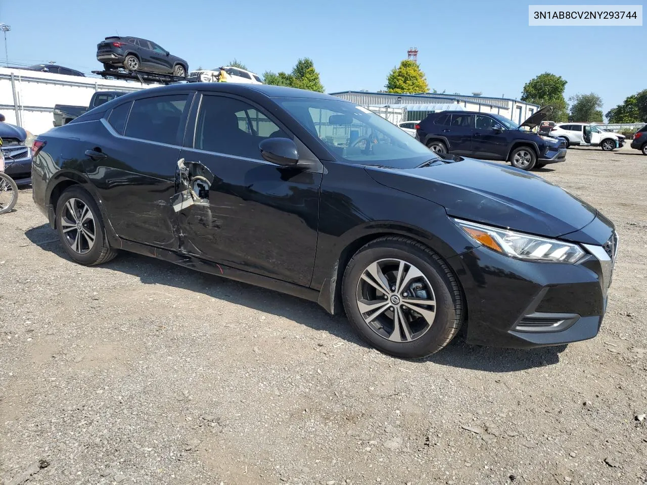 2022 Nissan Sentra Sv VIN: 3N1AB8CV2NY293744 Lot: 68675424