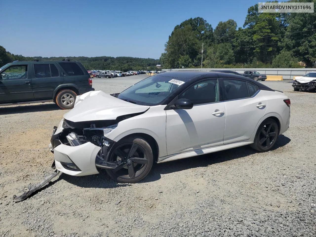 3N1AB8DV1NY311696 2022 Nissan Sentra Sr