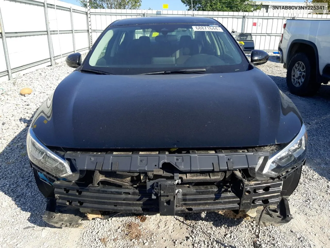 2022 Nissan Sentra Sv VIN: 3N1AB8CV3NY225341 Lot: 68871644