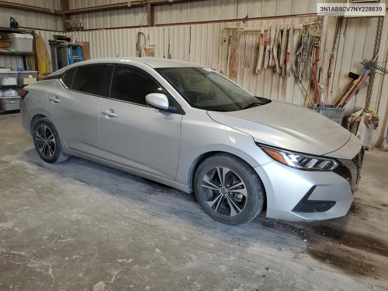 2022 Nissan Sentra Sv VIN: 3N1AB8CV7NY228839 Lot: 69220834