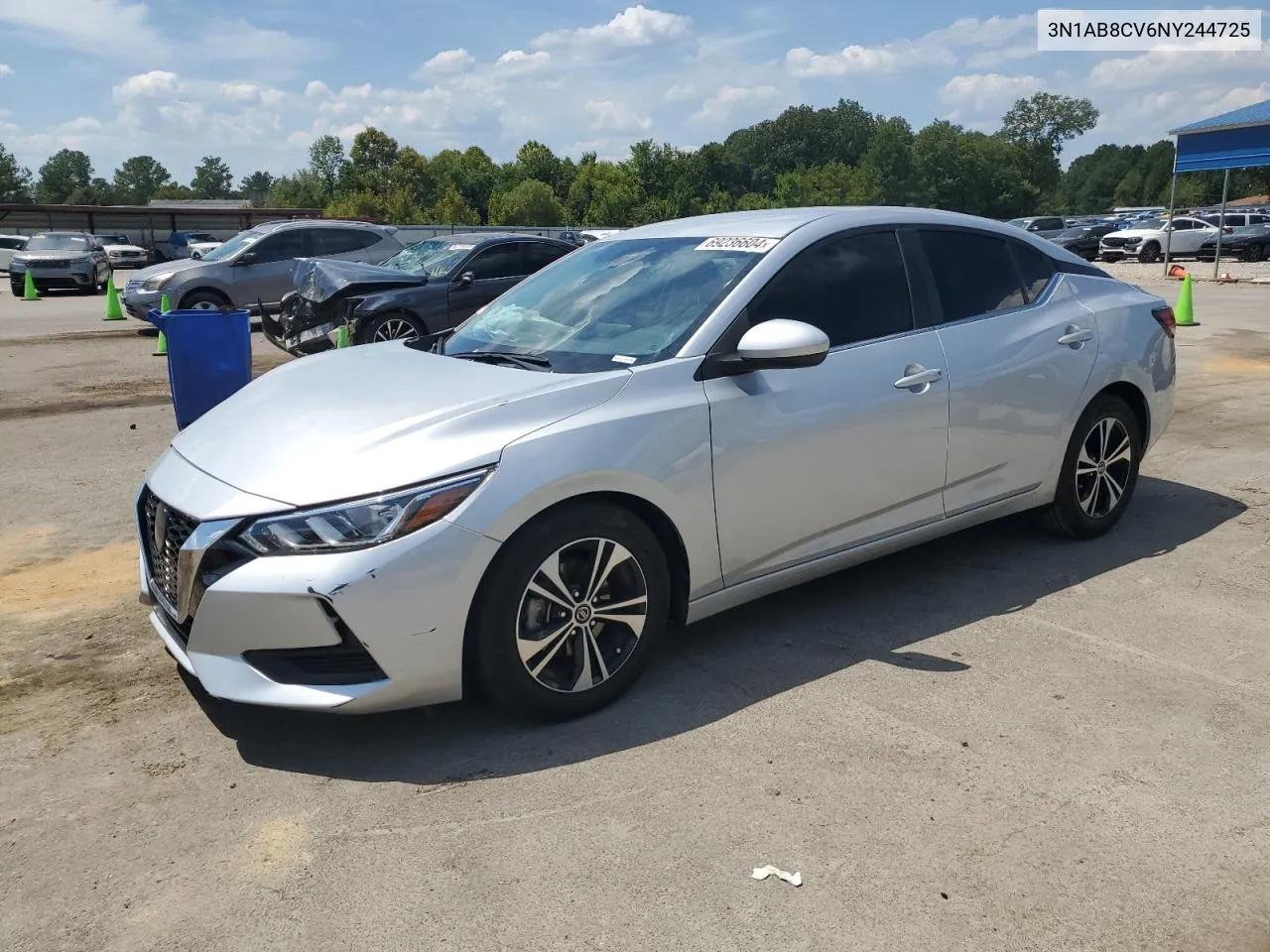 3N1AB8CV6NY244725 2022 Nissan Sentra Sv