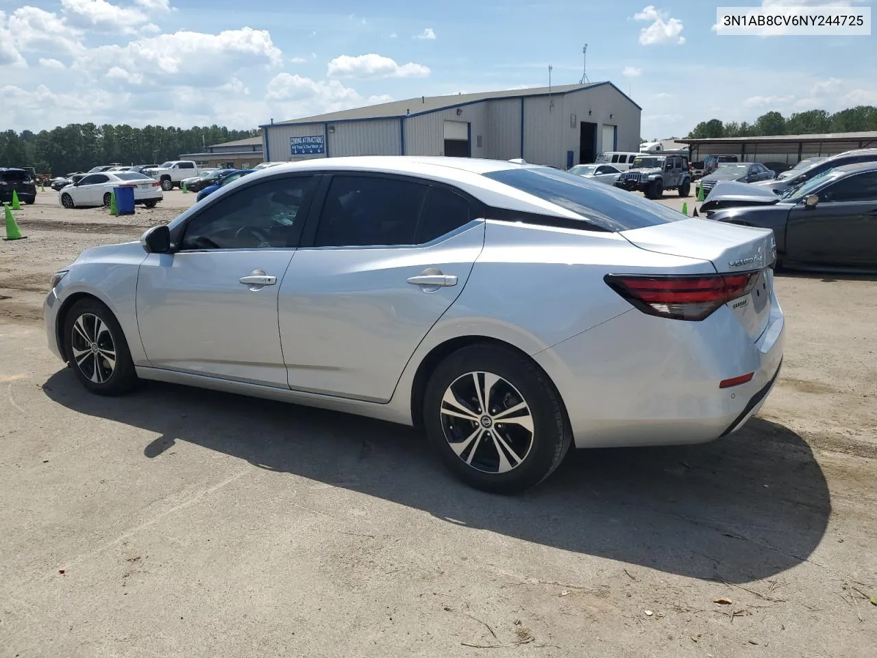 2022 Nissan Sentra Sv VIN: 3N1AB8CV6NY244725 Lot: 69236604