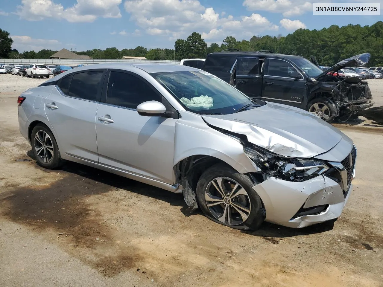 3N1AB8CV6NY244725 2022 Nissan Sentra Sv