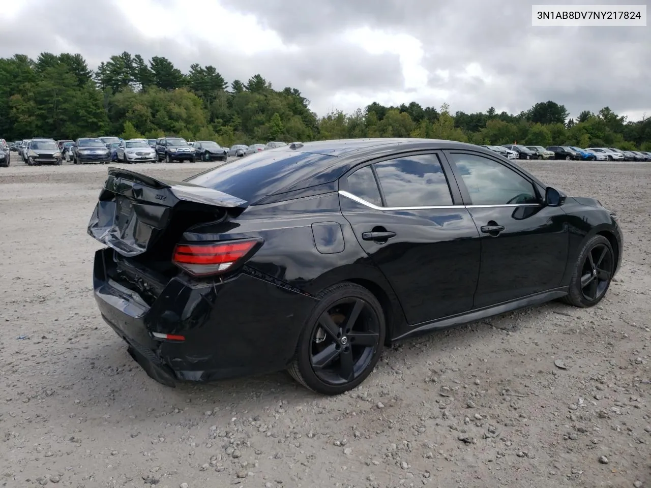 2022 Nissan Sentra Sr VIN: 3N1AB8DV7NY217824 Lot: 69430584