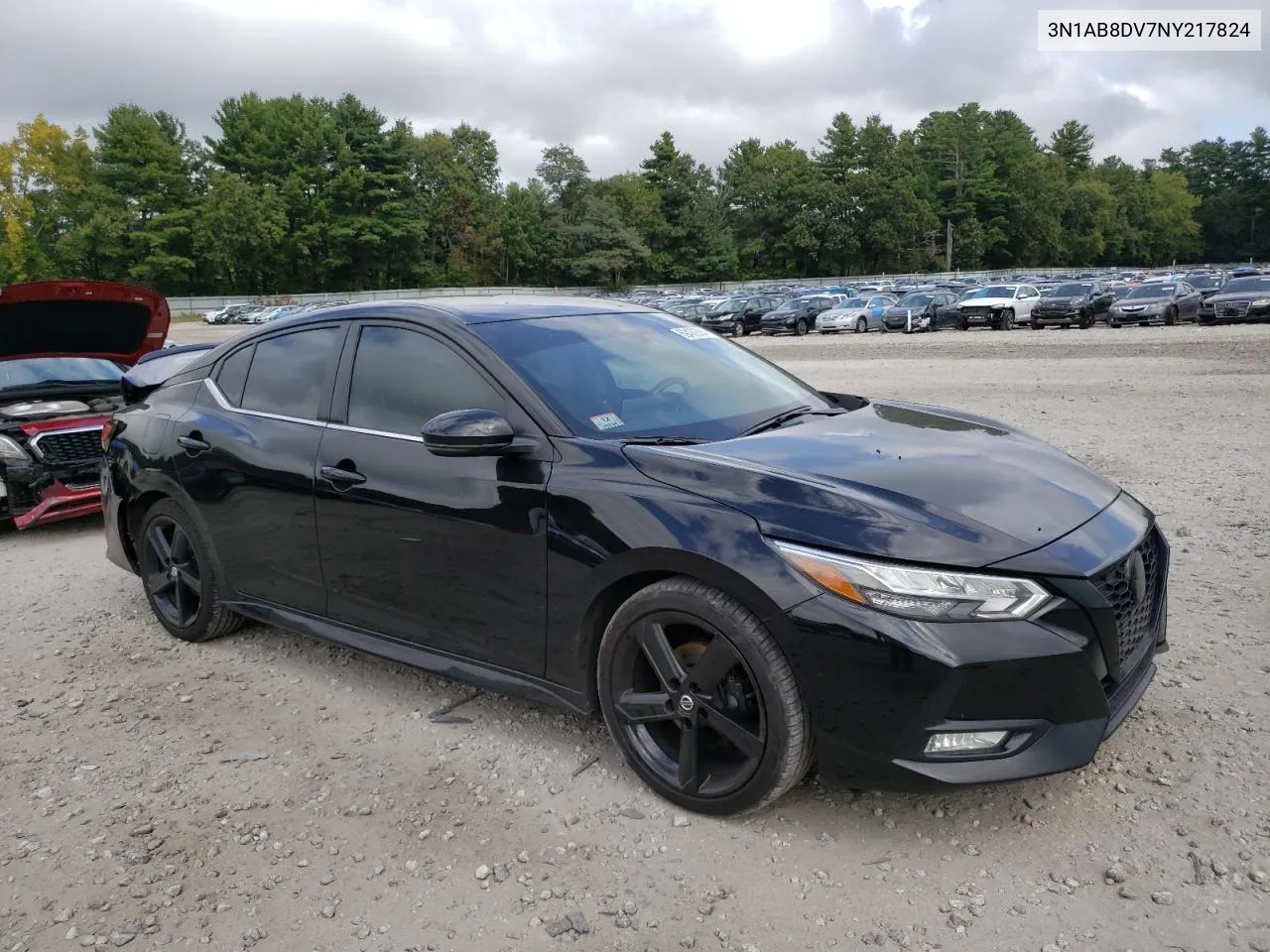 2022 Nissan Sentra Sr VIN: 3N1AB8DV7NY217824 Lot: 69430584