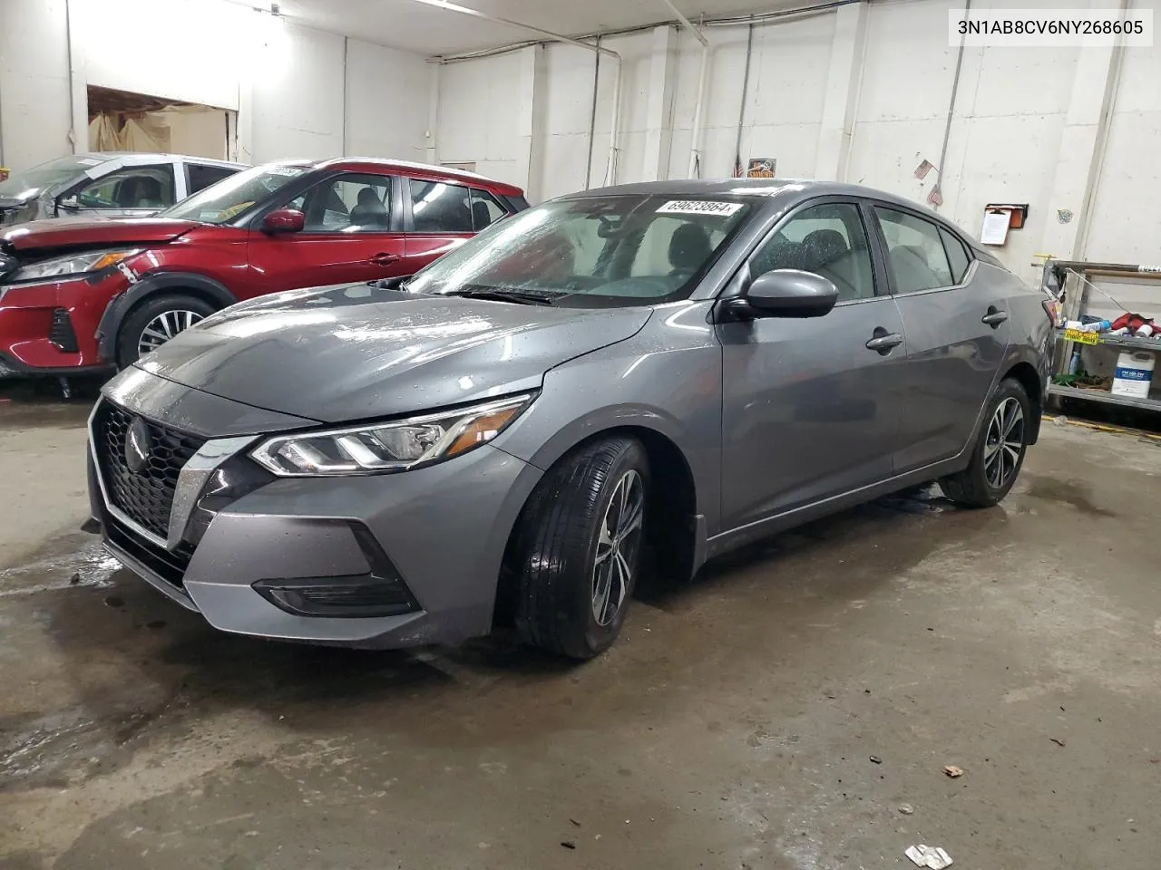 2022 Nissan Sentra Sv VIN: 3N1AB8CV6NY268605 Lot: 69623864