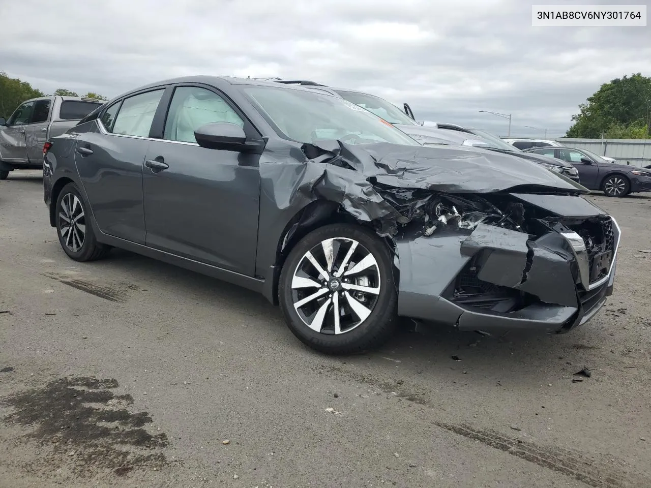 2022 Nissan Sentra Sv VIN: 3N1AB8CV6NY301764 Lot: 69639834