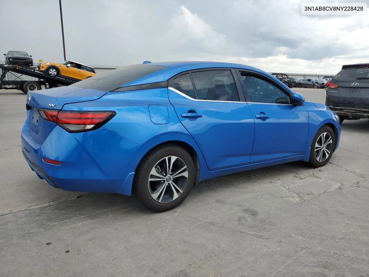 2022 Nissan Sentra Sv VIN: 3N1AB8CV8NY228428 Lot: 69664984