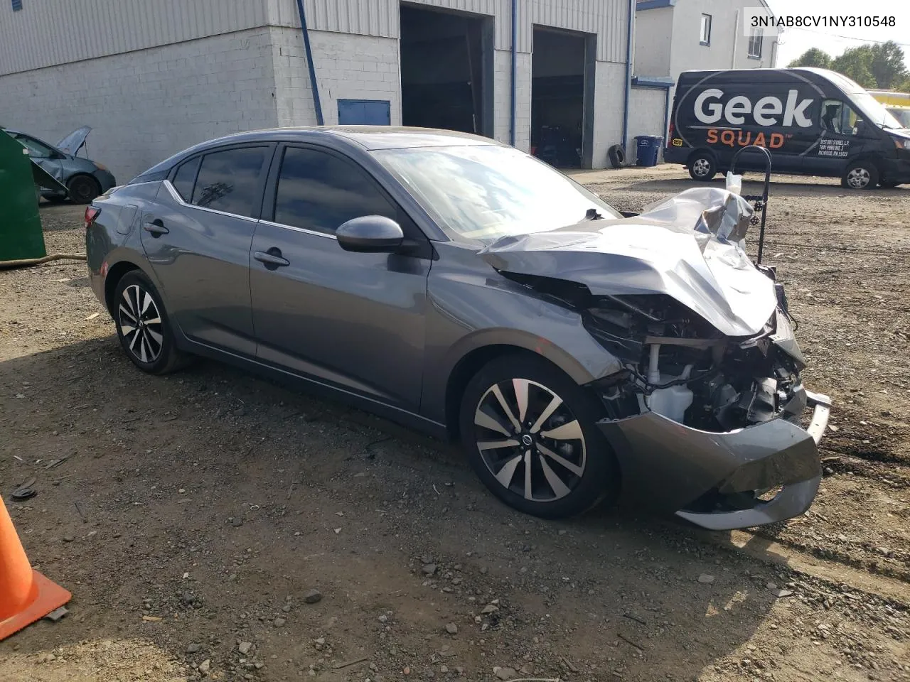 2022 Nissan Sentra Sv VIN: 3N1AB8CV1NY310548 Lot: 69752584