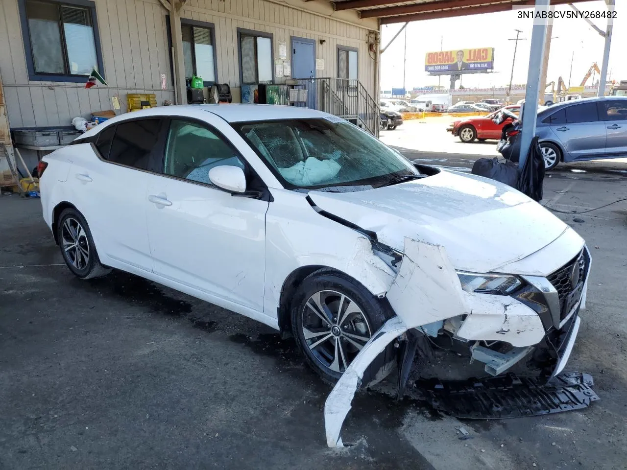 2022 Nissan Sentra Sv VIN: 3N1AB8CV5NY268482 Lot: 70095564