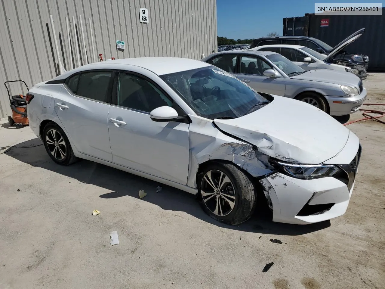 2022 Nissan Sentra Sv VIN: 3N1AB8CV7NY256401 Lot: 70202334