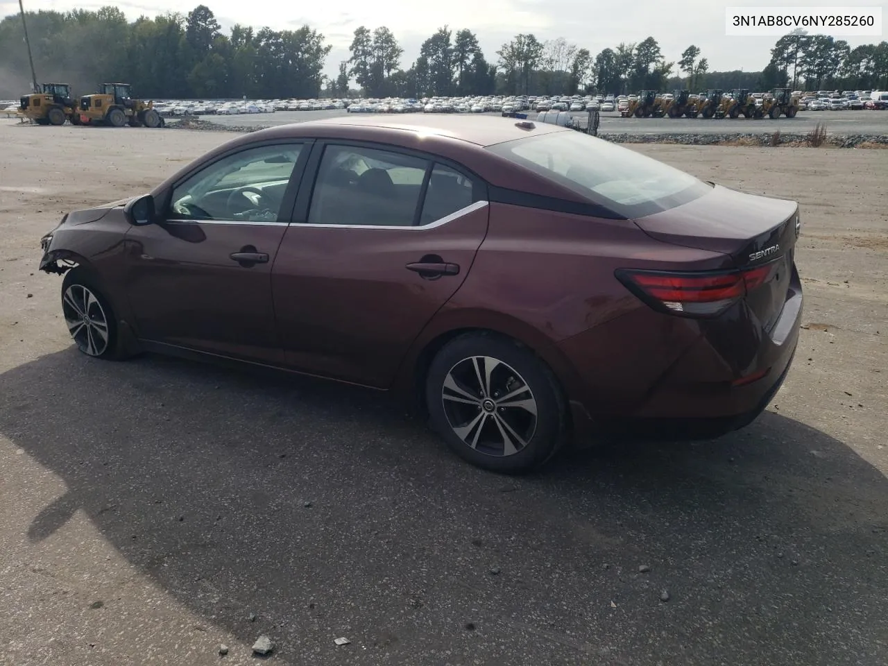 2022 Nissan Sentra Sv VIN: 3N1AB8CV6NY285260 Lot: 70251354