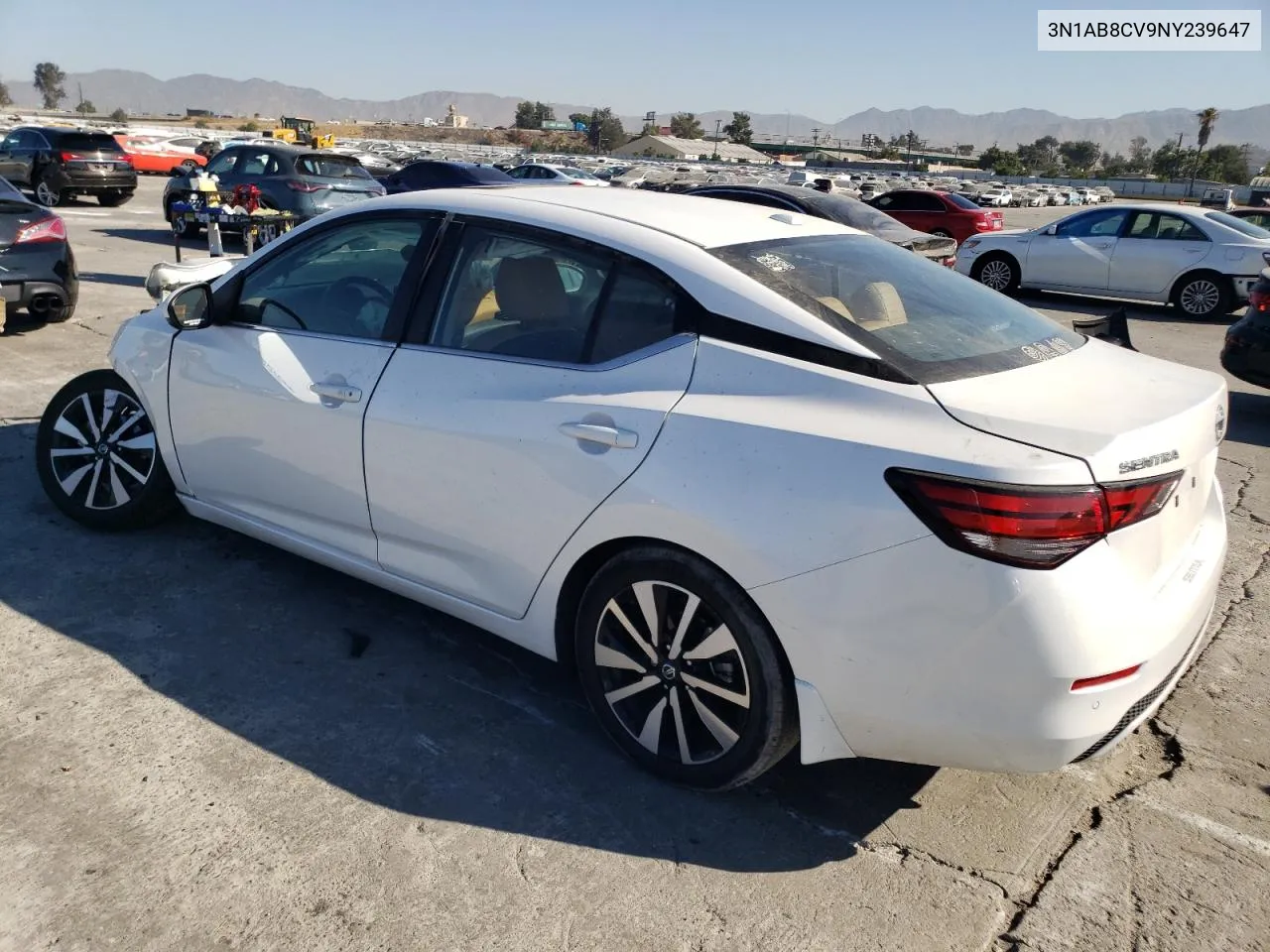 2022 Nissan Sentra Sv VIN: 3N1AB8CV9NY239647 Lot: 70253224